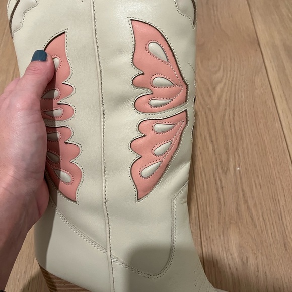 Steve Madden LEIGHTON Bone Leather Western Boot | Women's Boots - 8.5 - Picture 5 of 9